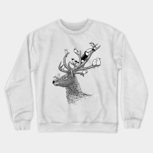 Hipster deer Crewneck Sweatshirt